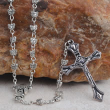 Metal beads rosary